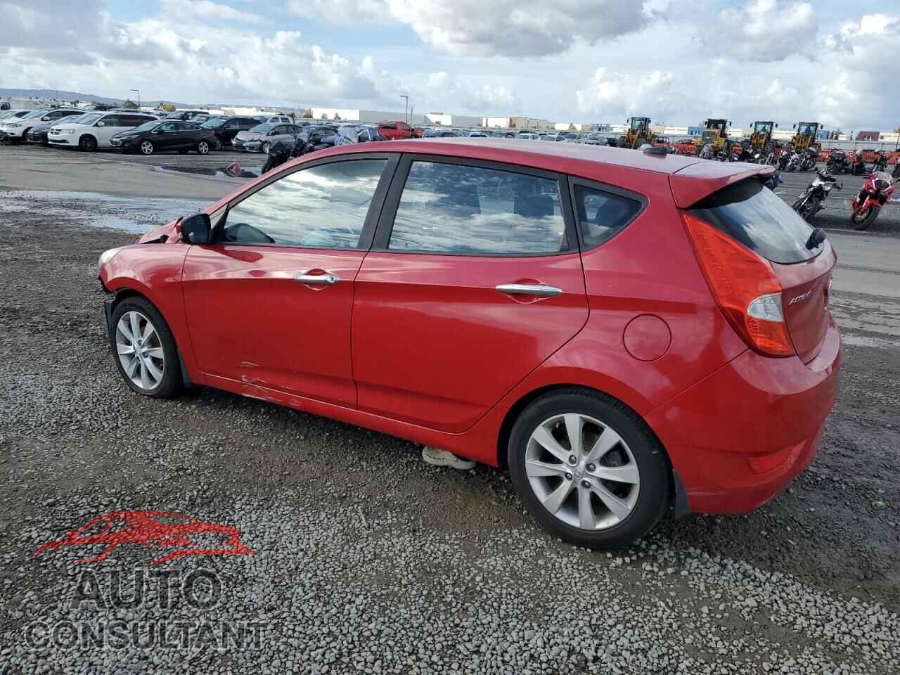 HYUNDAI ACCENT 2013 - KMHCU5AEXDU064260
