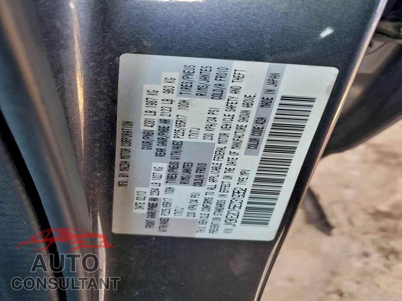 MAZDA CX-5 2014 - JM3KE2CY5E0319352