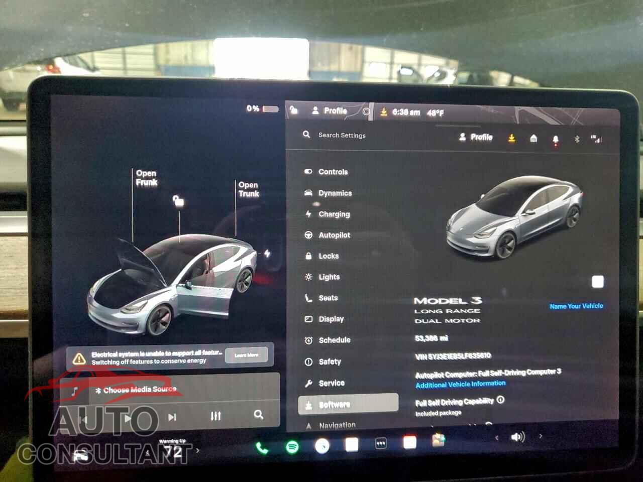 TESLA MODEL 3 2020 - 5YJ3E1EB5LF635610