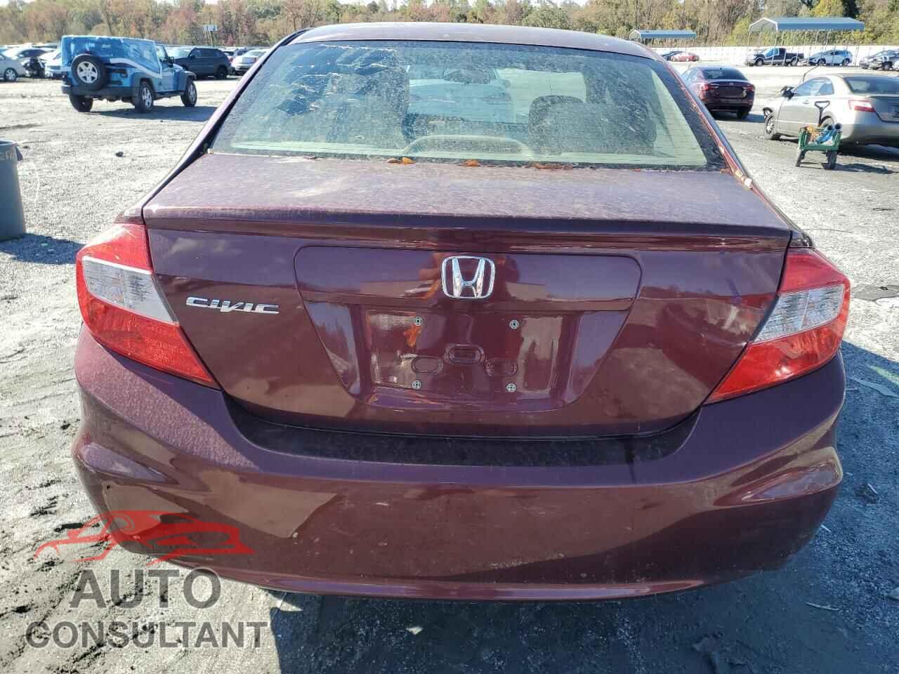 HONDA CIVIC 2012 - 2HGFB2F88CH509137