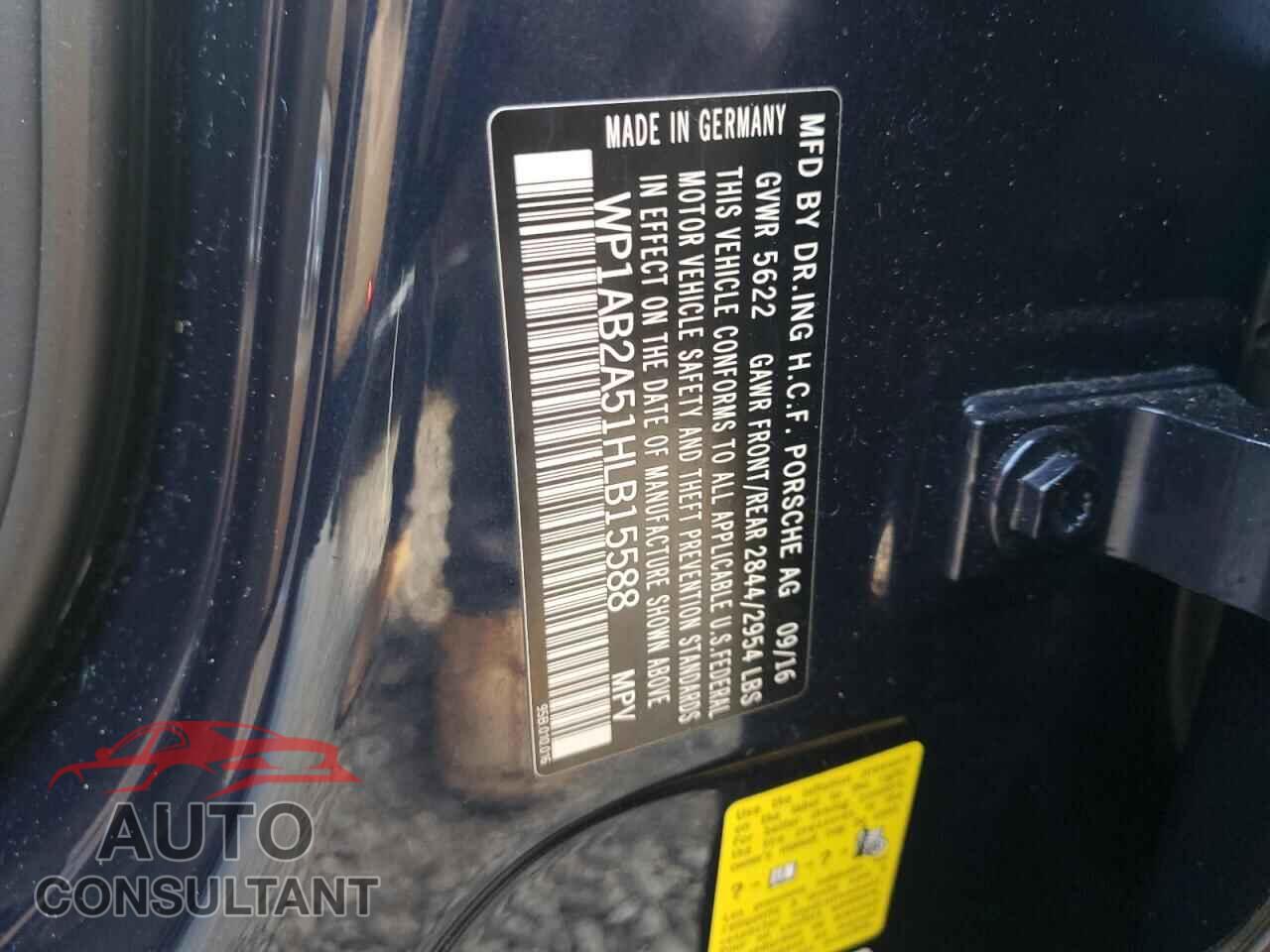PORSCHE MACAN 2017 - WP1AB2A51HLB15588