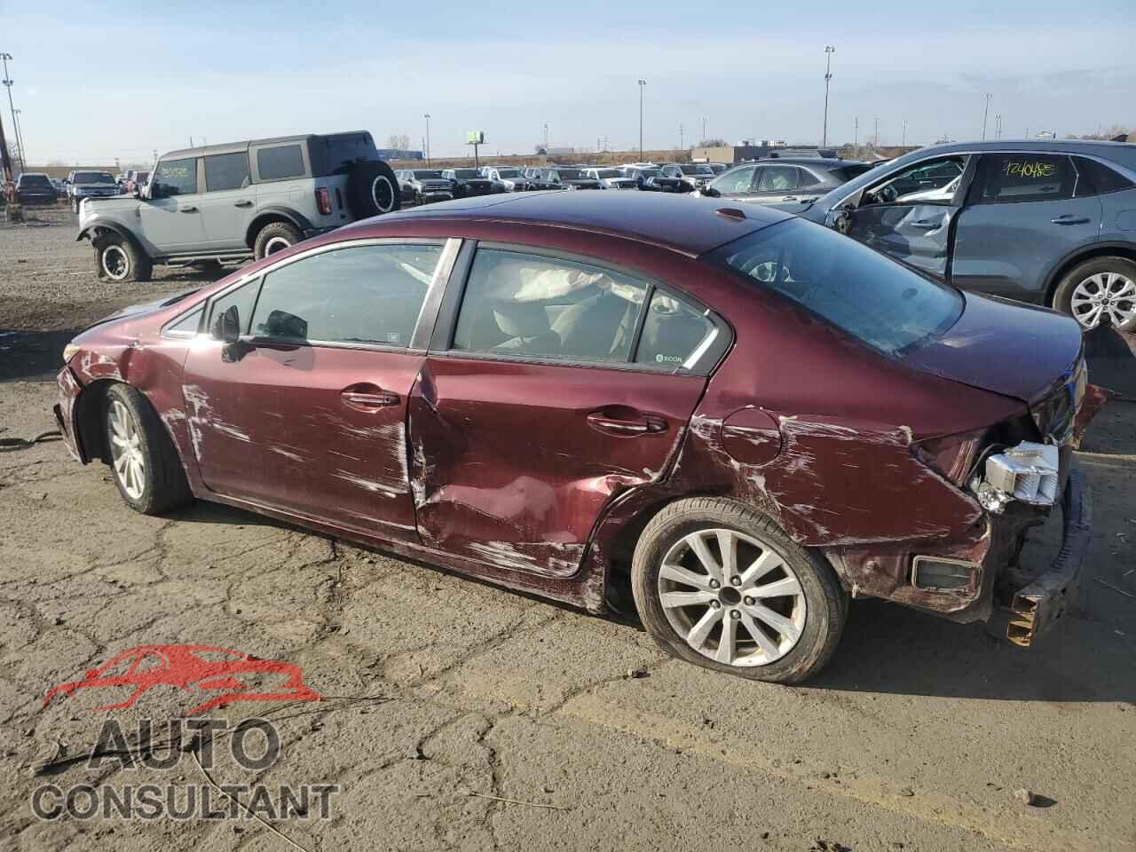 HONDA CIVIC 2012 - 2HGFB2F84CH537467
