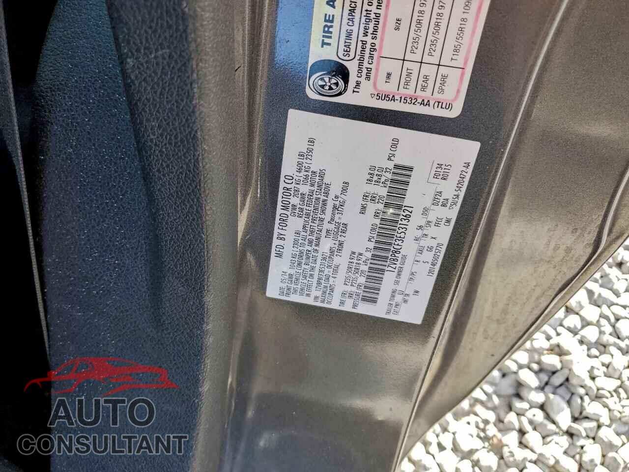 FORD MUSTANG 2014 - 1ZVBP8CF3E5313621