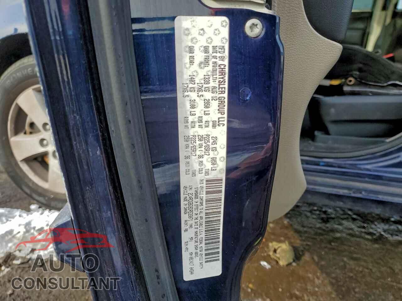DODGE CARAVAN 2013 - 2C4RDGBG9DR533071