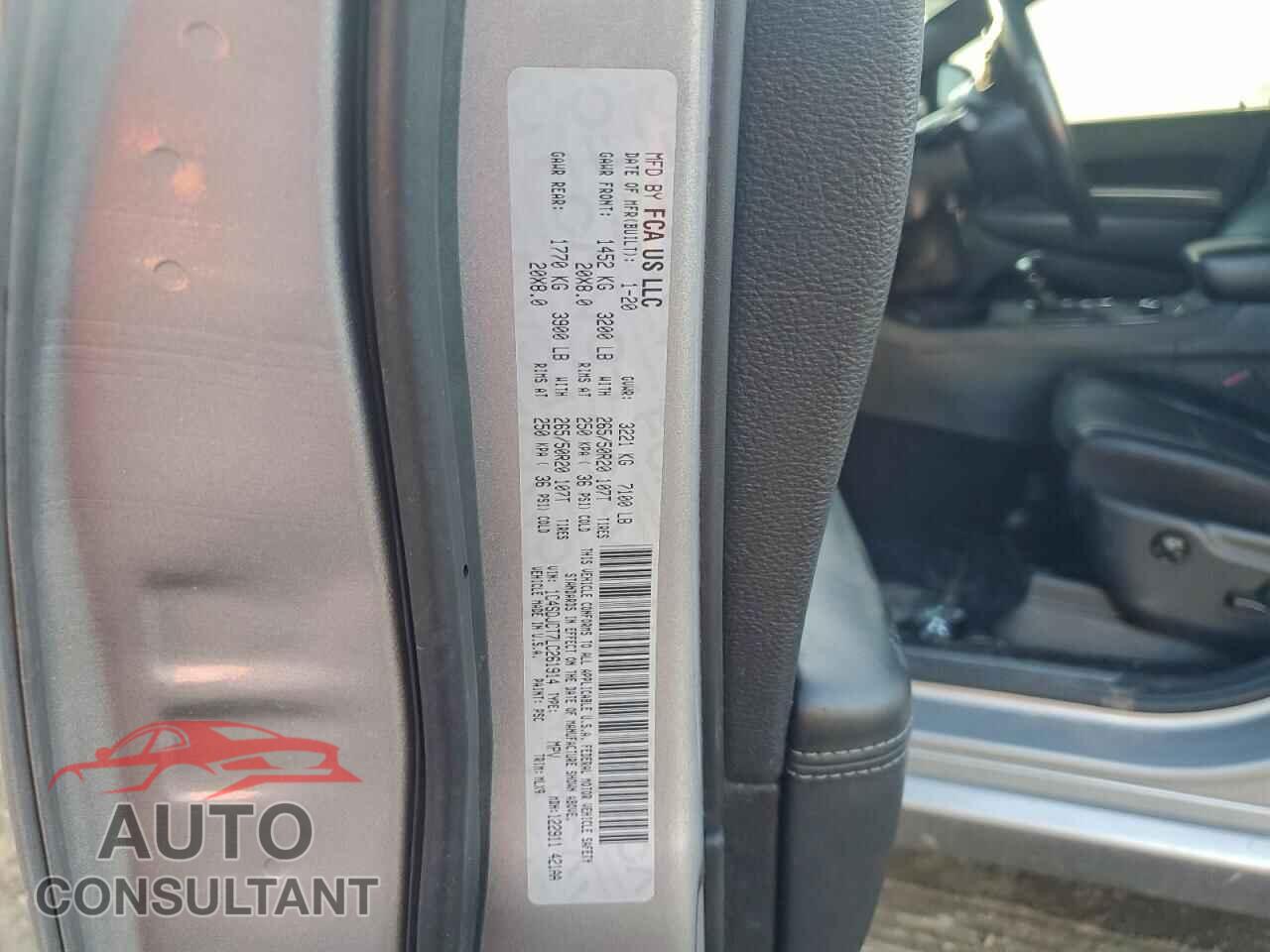 DODGE DURANGO 2020 - 1C4SDJCT7LC261914