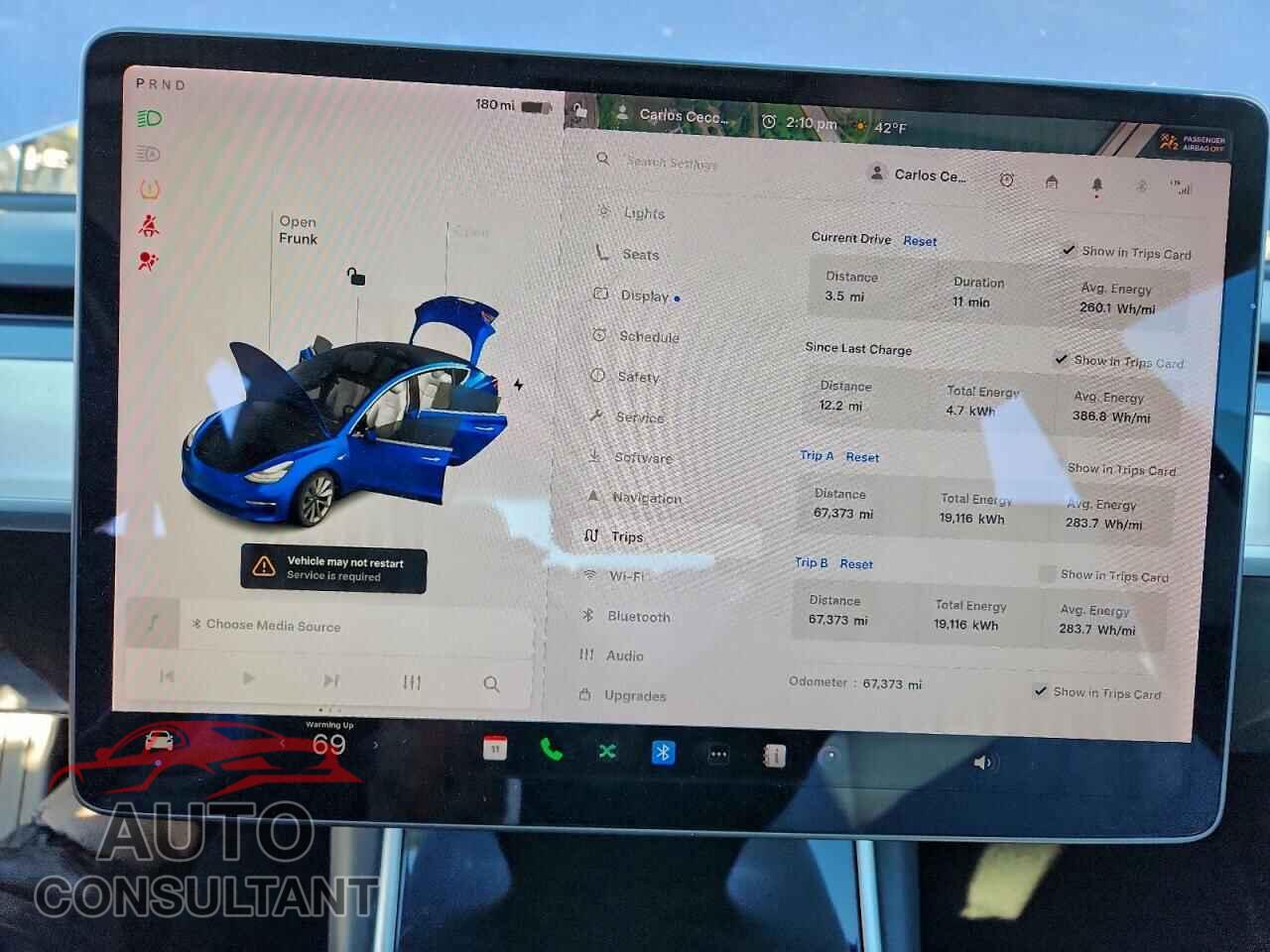 TESLA MODEL 3 2018 - 5YJ3E1EB3JF086132