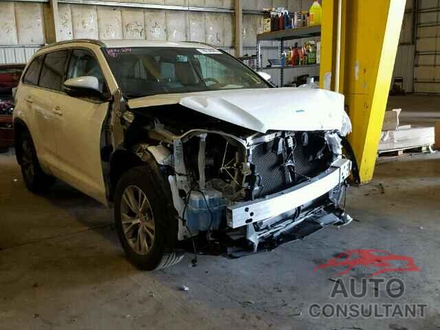 TOYOTA HIGHLANDER 2015 - 5TDJKRFH8FS215924