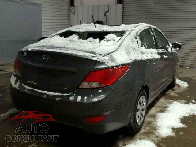 HYUNDAI ACCENT 2016 - KMHCT4AE9GU012801