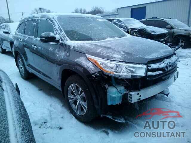 TOYOTA HIGHLANDER 2015 - 5TDJKRFH8FS143574