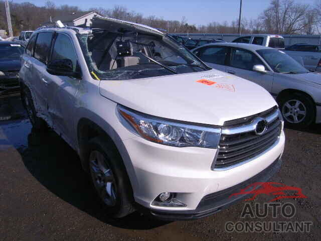 TOYOTA HIGHLANDER 2015 - 5TDDKRFH4FS102386