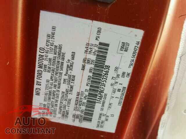 FORD MUSTANG 2015 - 1FA6P8CF3F5326638