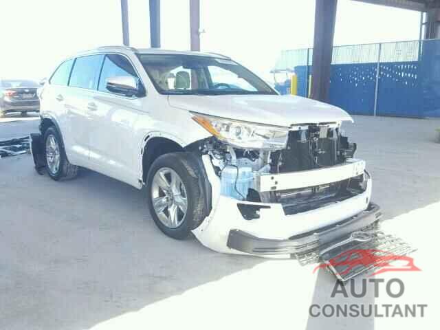 TOYOTA HIGHLANDER 2016 - 5TDDKRFH1GS310081