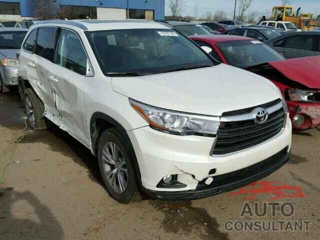 TOYOTA HIGHLANDER 2015 - 5TDKKRFH9FS061969