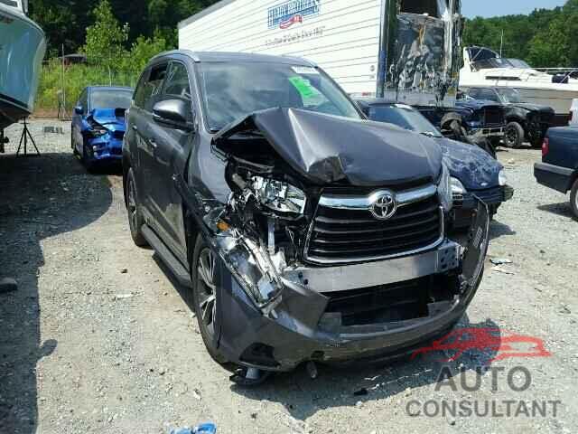 TOYOTA HIGHLANDER 2016 - 5TDJKRFH8GS236127