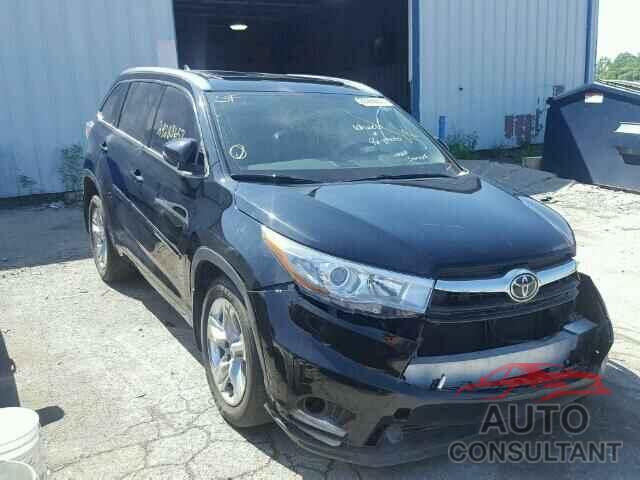 TOYOTA HIGHLANDER 2015 - 5TDDKRFH4FS089591