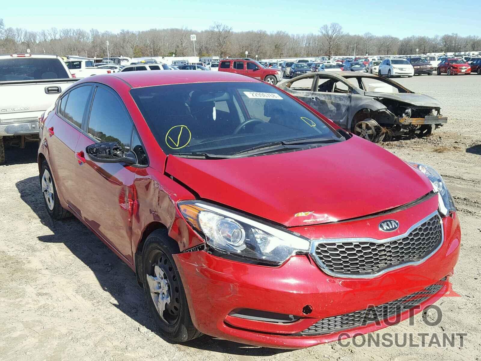 KIA FORTE 2016 - KNAFK4A67G5477999