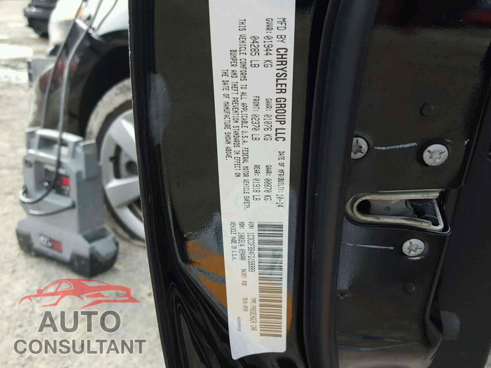 DODGE DART 2015 - 1C3CDFBB4FD159399