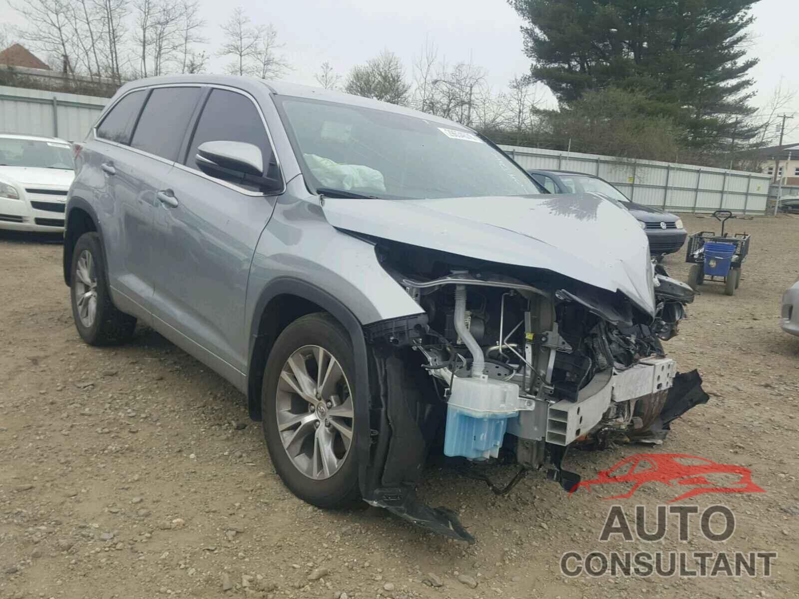 TOYOTA HIGHLANDER 2015 - 5TDBKRFHXFS095421