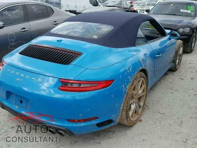 PORSCHE 911 2017 - WP0CB2A94HS154324