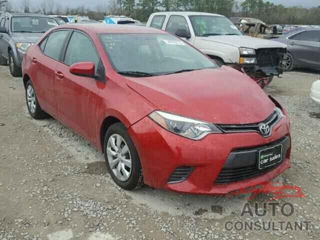 TOYOTA COROLLA 2016 - 2T1BURHE8GC635890