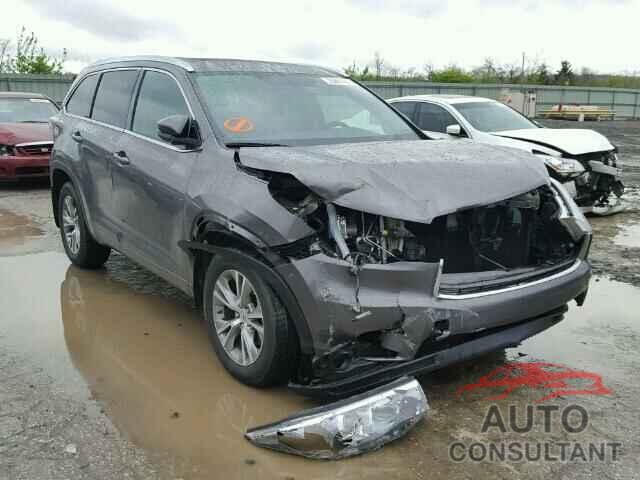 TOYOTA HIGHLANDER 2015 - 5TDJKRFH8FS179166