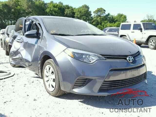 TOYOTA COROLLA 2015 - 5YFBURHE5FP225157