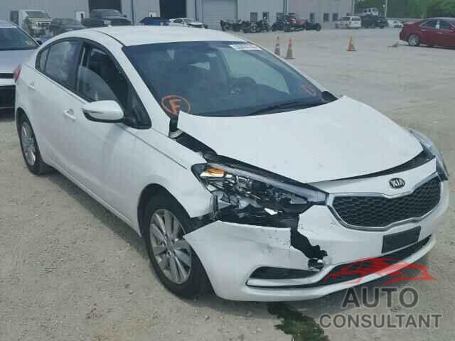 KIA FORTE 2016 - KNAFX4A63G5458223