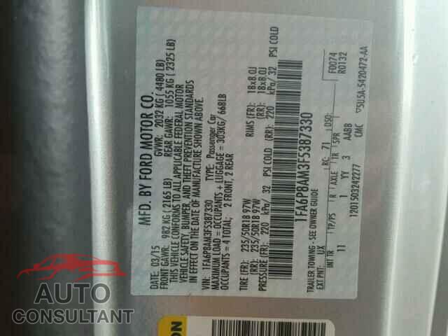 FORD MUSTANG 2015 - 1FA6P8AM3F5387330