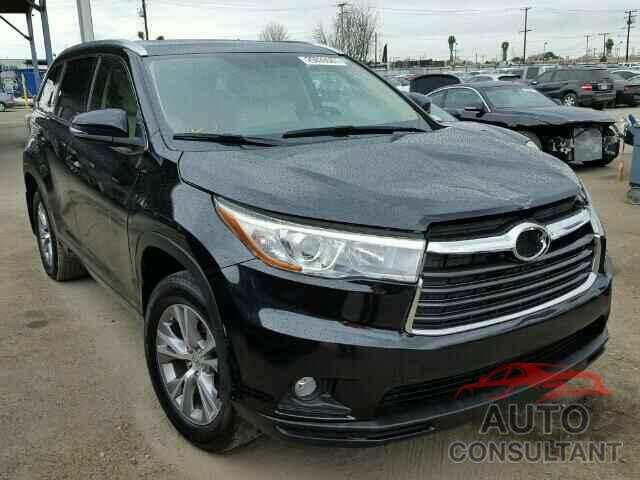 TOYOTA HIGHLANDER 2015 - 5TDJKRFH5FS175964