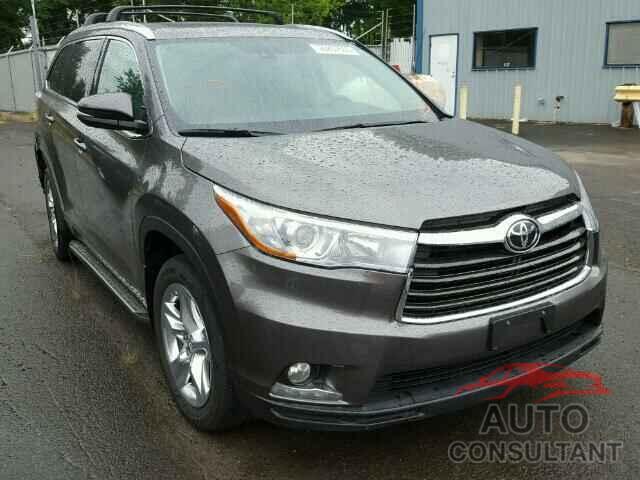 TOYOTA HIGHLANDER 2015 - 5TDDKRFHXFS149647