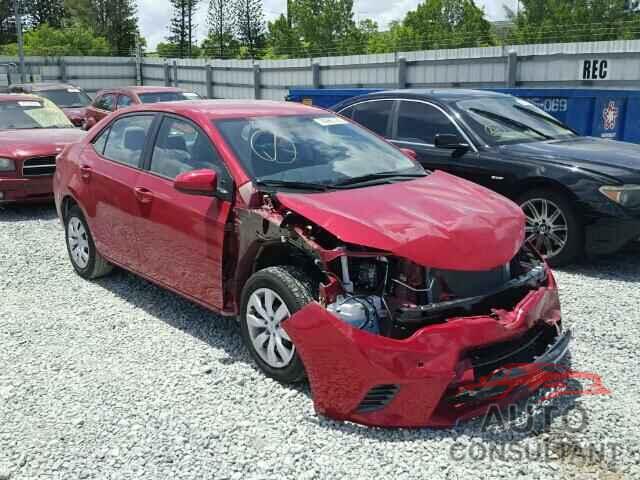 TOYOTA COROLLA 2016 - 5YFBURHE1GP466201