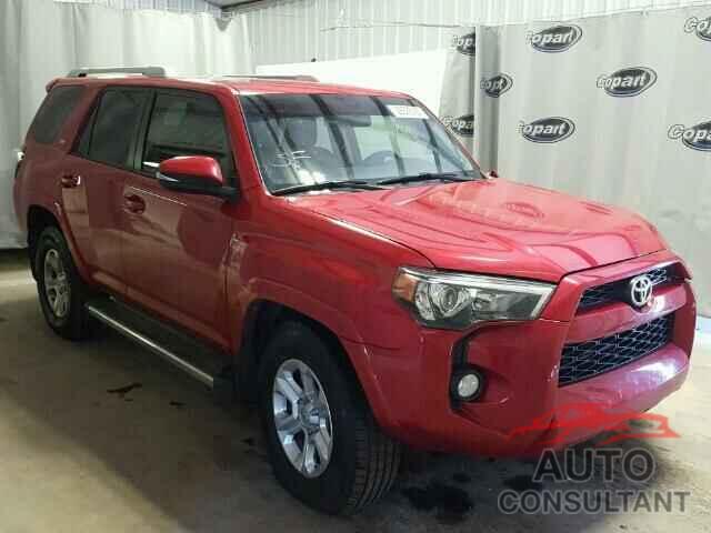 TOYOTA 4RUNNER 2016 - JTEZU5JR0G5115339