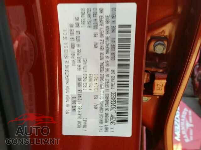 MAZDA 3 2016 - 3MZBM1L78GM324930