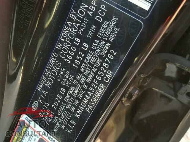 KIA RIO 2015 - KNADM4A32F6528762