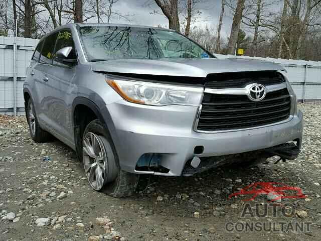 TOYOTA HIGHLANDER 2015 - 5TDBKRFH1FS137541