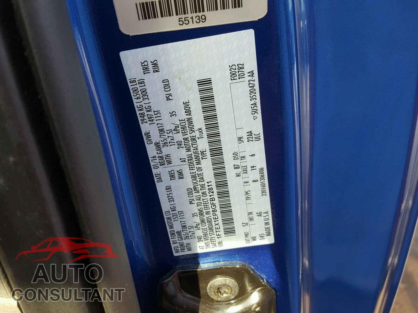FORD F150 2016 - 1FTEX1EP8GFB12811