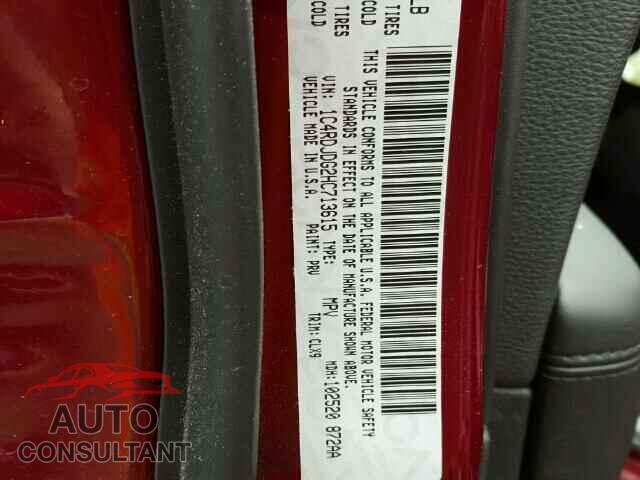 DODGE DURANGO 2017 - 1C4RDJDG2HC713615