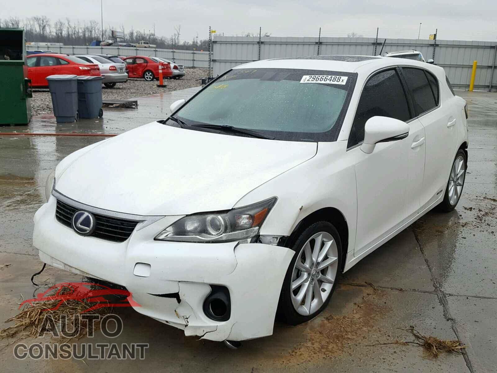 LEXUS CT 200 2012 - JTHKD5BH6C2102617