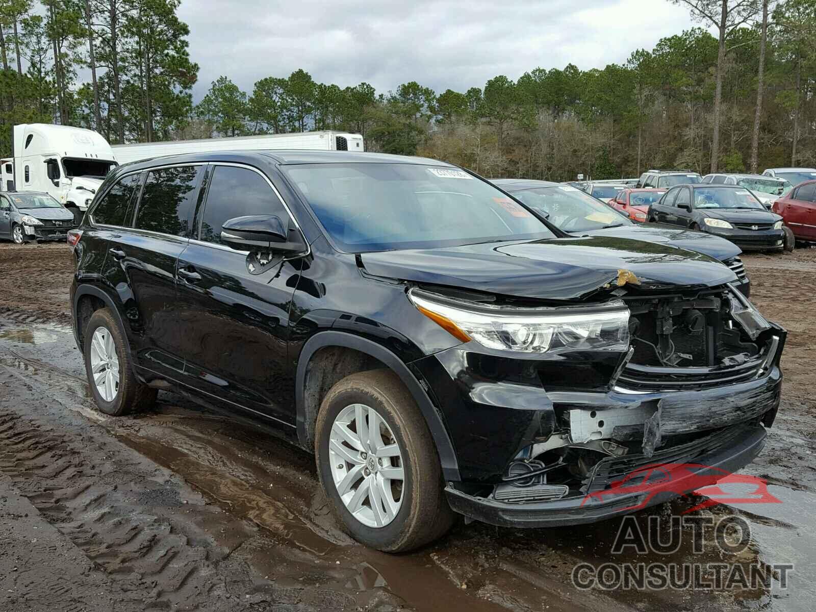 TOYOTA HIGHLANDER 2015 - 5TDZARFH9FS014894