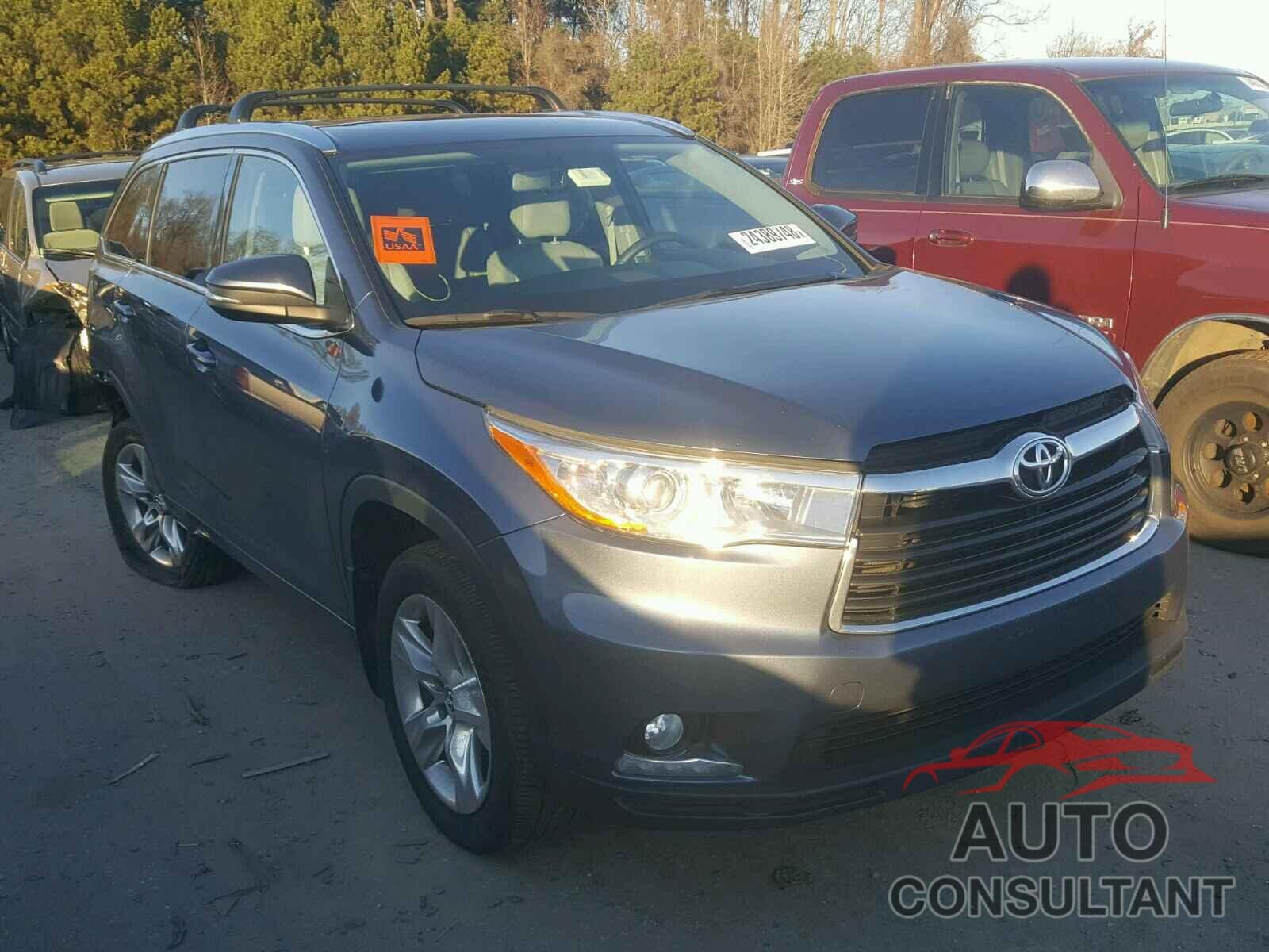 TOYOTA HIGHLANDER 2016 - 5TDDKRFH6GS248080