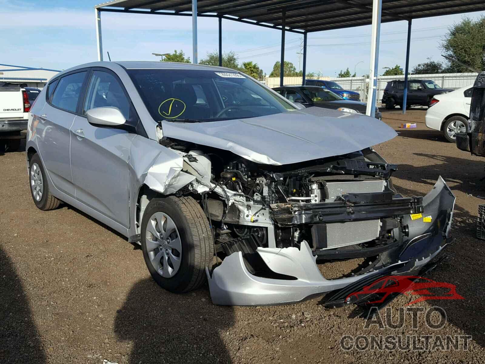 HYUNDAI ACCENT 2017 - KMHCT5AE8HU349421