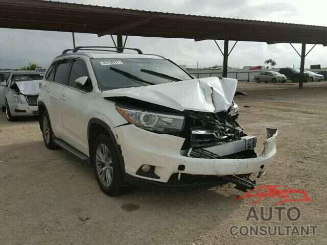 TOYOTA HIGHLANDER 2015 - 5TDKKRFHXFS057865