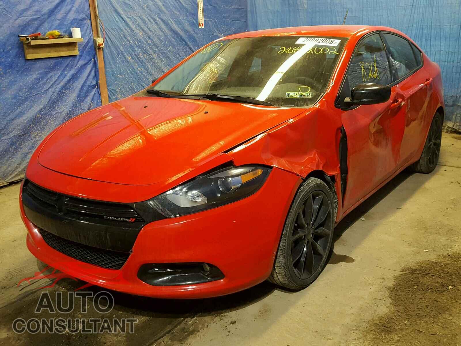 DODGE DART 2016 - 1C3CDFFA8GD797304