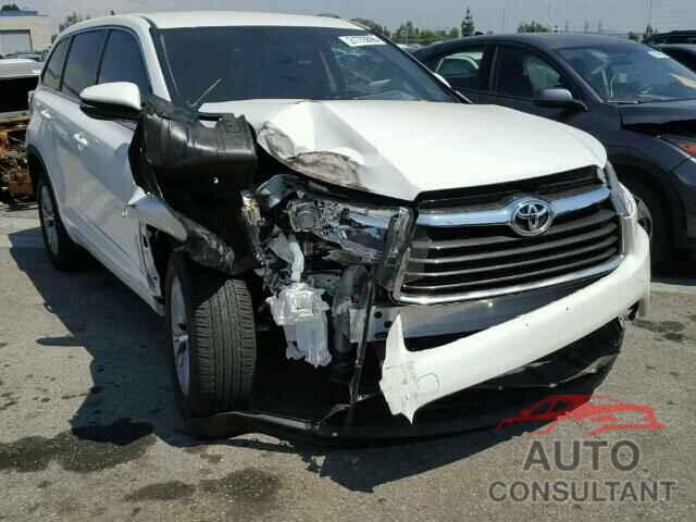 TOYOTA HIGHLANDER 2015 - 5TDZKRFH6FS077058