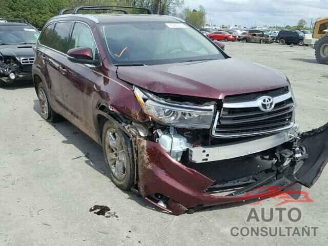 TOYOTA HIGHLANDER 2015 - 5TDYKRFH0FS092778