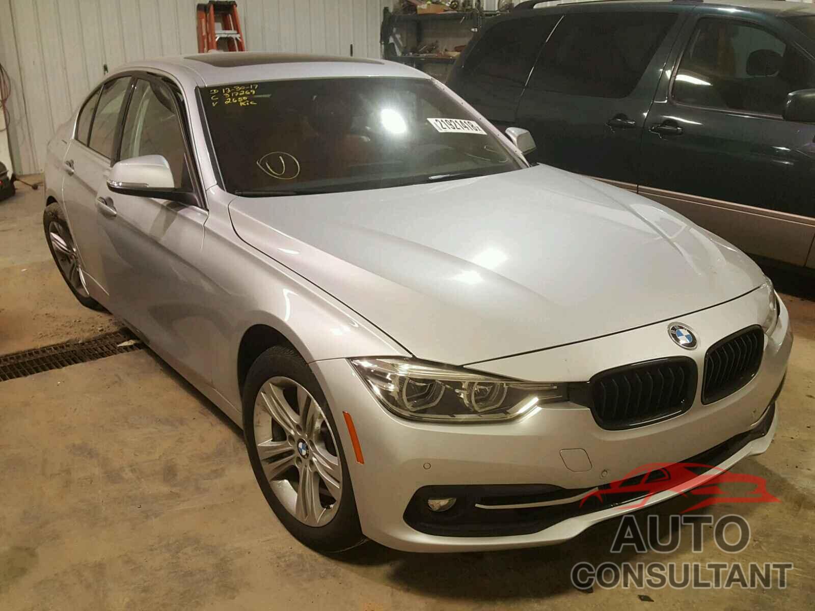 BMW 3 SERIES 2017 - WBA8B9G3XHNU52650