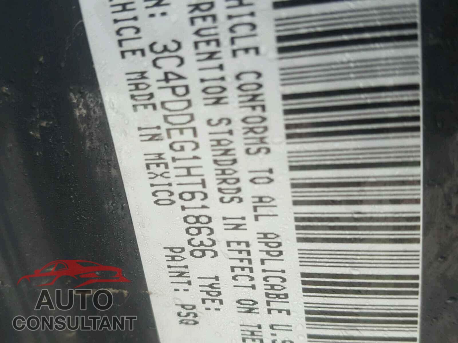 DODGE JOURNEY 2017 - 3C4PDDEG1HT618636