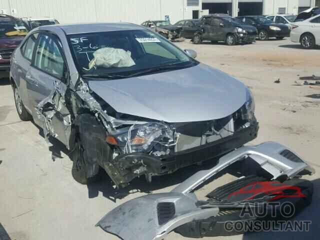 TOYOTA COROLLA 2016 - 2T1BURHE3GC674239
