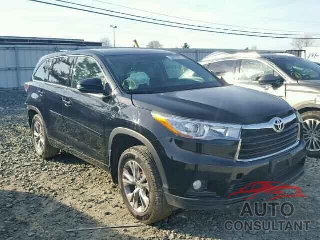 TOYOTA HIGHLANDER 2015 - 5TDBKRFH6FS117625