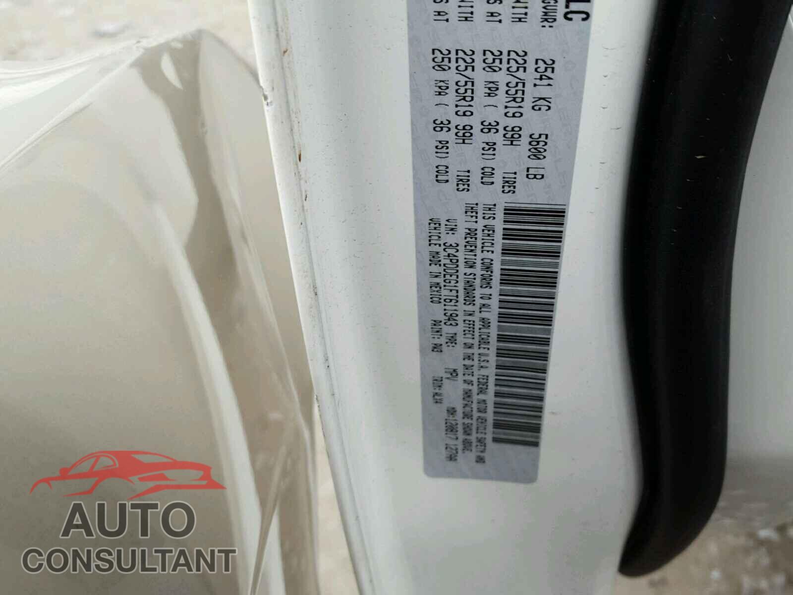 DODGE JOURNEY 2015 - 3C4PDDEG1FT611943